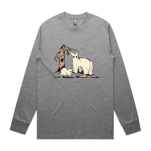Ghostaroos Tee by Lonely Kids Club. All clothing from our T-shirts to our shorts and hoodies are ethically made, and printed packed and shipped from Sydney.