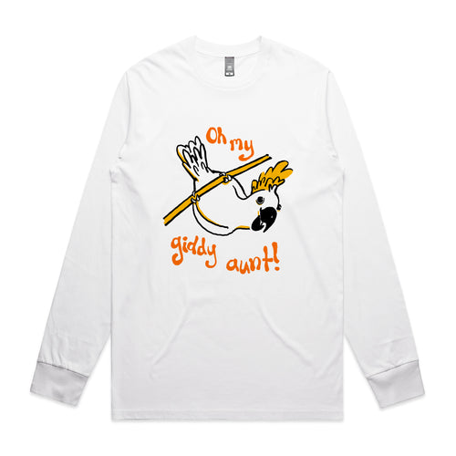 Giddy Aunt Tee by Lonely Kids Club. All clothing from our T-shirts to our shorts and hoodies are ethically made, and printed packed and shipped from Sydney.