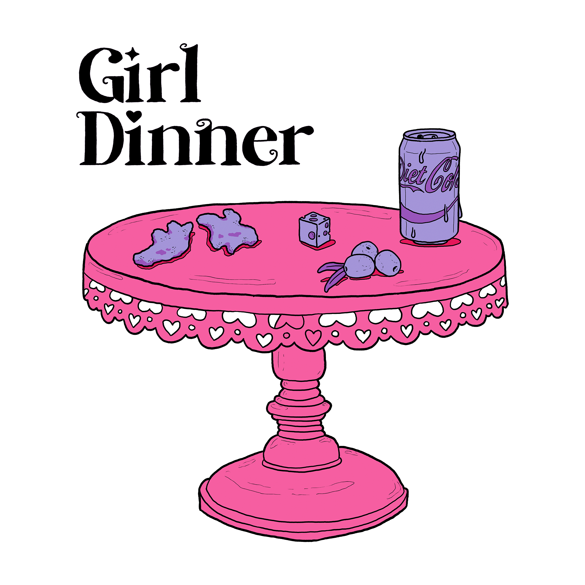 Girl Dinner Tee