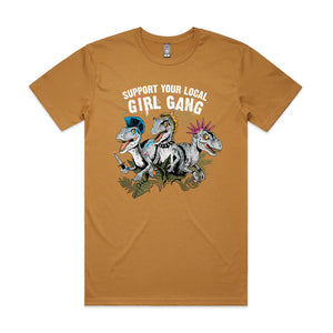 Girl Gang Tee by Lonely Kids Club. All clothing from our T-shirts to our shorts and hoodies are ethically made, and printed packed and shipped from Sydney.