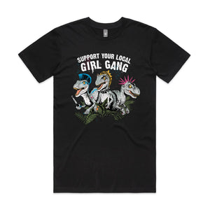 Girl Gang Tee by Lonely Kids Club. All clothing from our T-shirts to our shorts and hoodies are ethically made, and printed packed and shipped from Sydney.