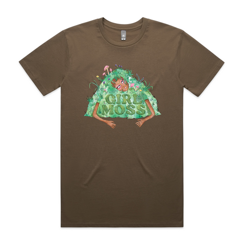 Girl Moss Tee by Lonely Kids Club. All clothing from our T-shirts to our shorts and hoodies are ethically made, and printed packed and shipped from Sydney.