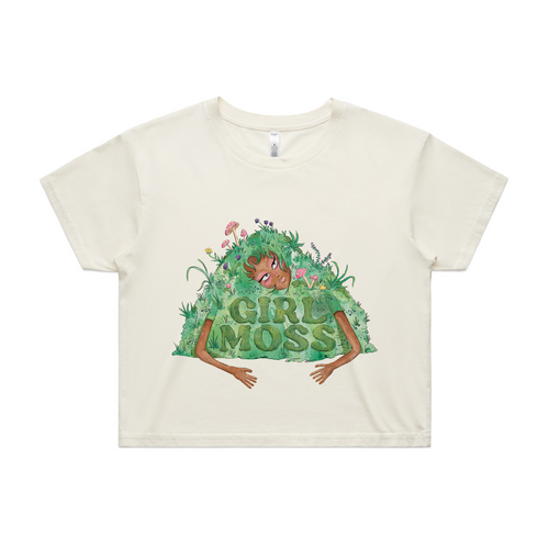Girl Moss Tee by Lonely Kids Club. All clothing from our T-shirts to our shorts and hoodies are ethically made, and printed packed and shipped from Sydney.