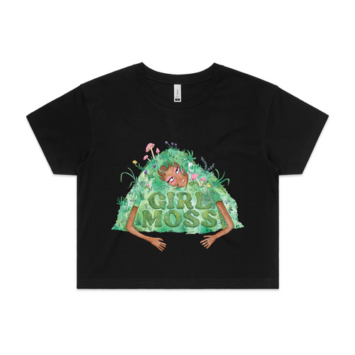 Girl Moss Tee by Lonely Kids Club. All clothing from our T-shirts to our shorts and hoodies are ethically made, and printed packed and shipped from Sydney.