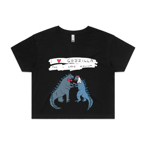 Godzilla Tee by Lonely Kids Club. All clothing from our T-shirts to our shorts and hoodies are ethically made, and printed packed and shipped from Sydney.
