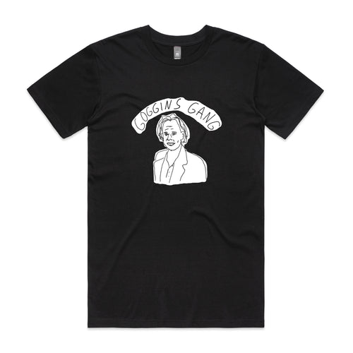 Goggins Gang Tee by Lonely Kids Club. All clothing from our T-shirts to our shorts and hoodies are ethically made, and printed packed and shipped from Sydney.
