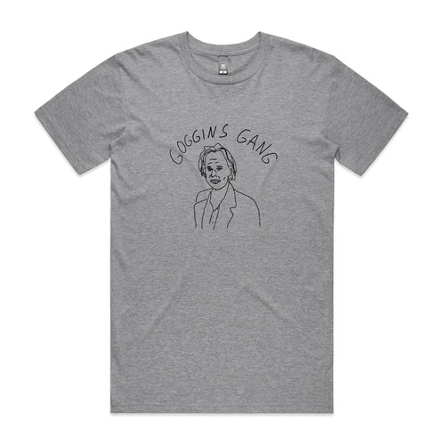 Goggins Gang Tee by Lonely Kids Club. All clothing from our T-shirts to our shorts and hoodies are ethically made, and printed packed and shipped from Sydney.