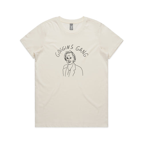 Goggins Gang Tee by Lonely Kids Club. All clothing from our T-shirts to our shorts and hoodies are ethically made, and printed packed and shipped from Sydney.
