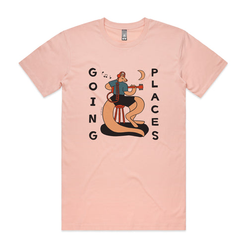 Going Places Tee by Lonely Kids Club. All clothing from our T-shirts to our shorts and hoodies are ethically made, and printed packed and shipped from Sydney.