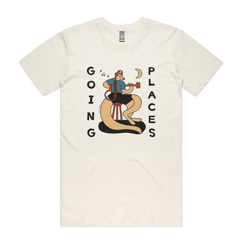 Going Places Tee by Lonely Kids Club. All clothing from our T-shirts to our shorts and hoodies are ethically made, and printed packed and shipped from Sydney.