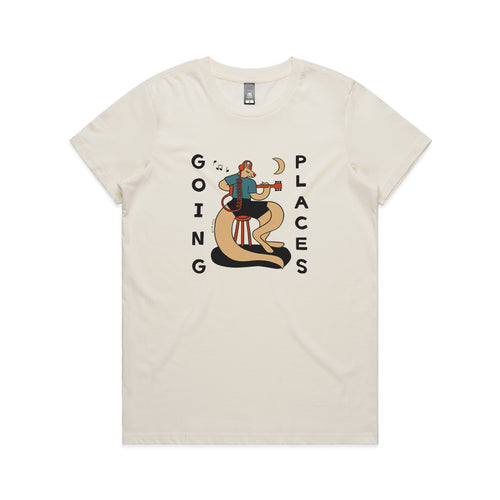 Going Places Tee by Lonely Kids Club. All clothing from our T-shirts to our shorts and hoodies are ethically made, and printed packed and shipped from Sydney.