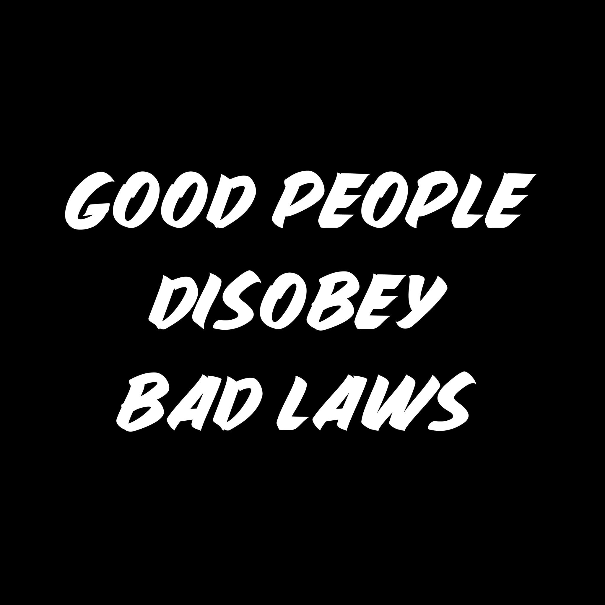 Good People Disobey Bad Laws Jumper