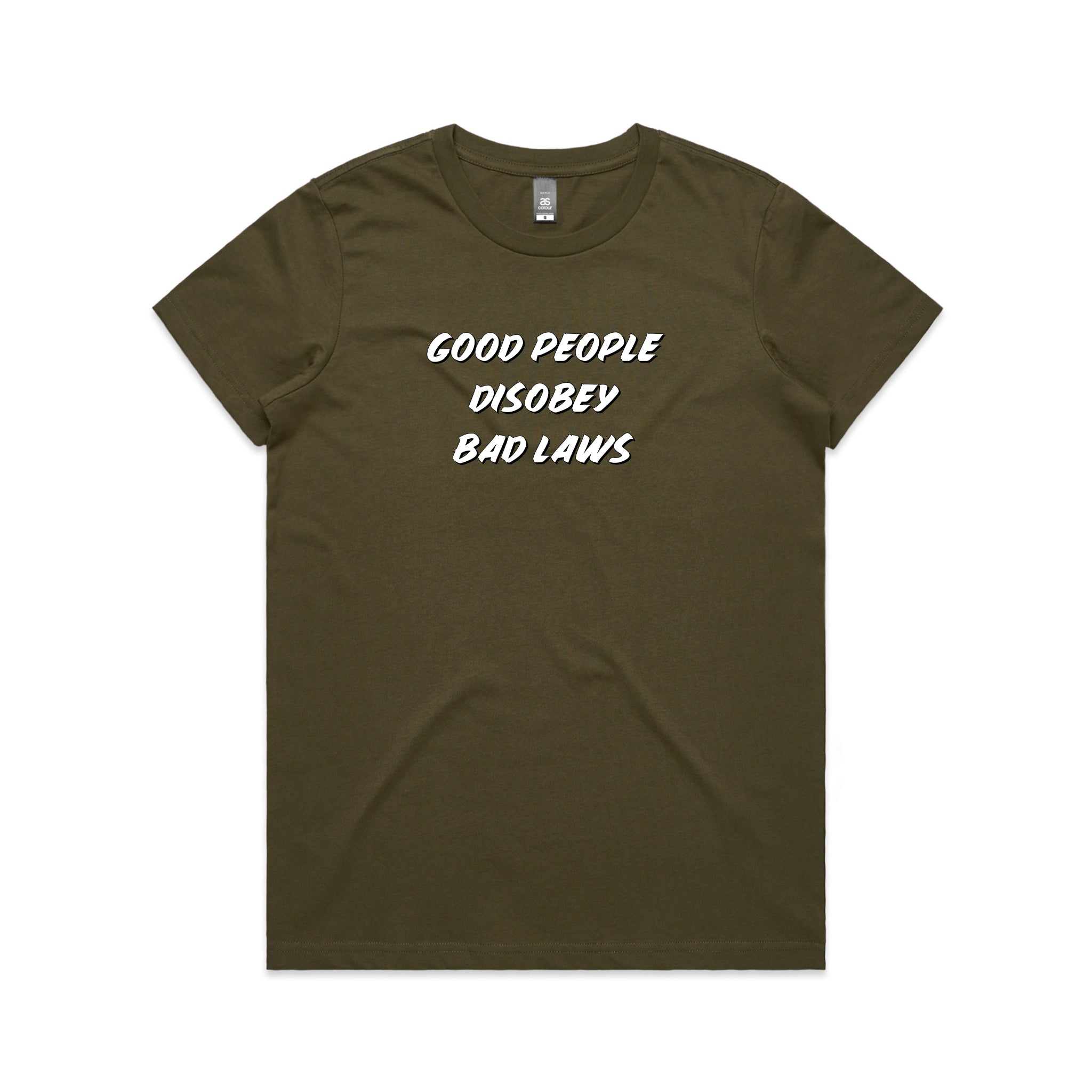 Good People Disobey Bad Laws Tee