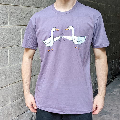 Goose Bump Tee by Lonely Kids Club. All clothing from our T-shirts to our shorts and hoodies are ethically made, and printed packed and shipped from Sydney.