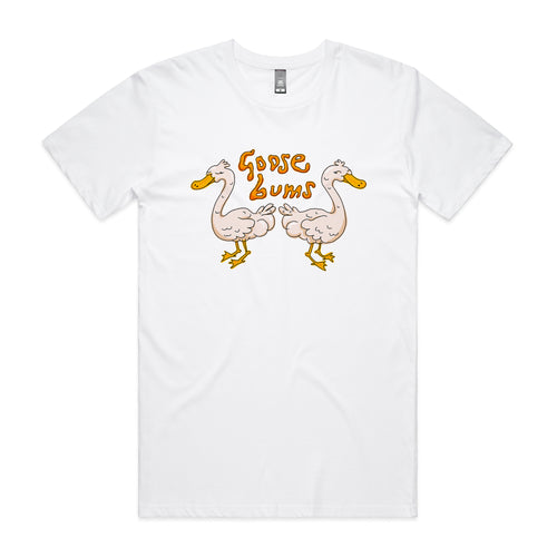 Goose Bums Tee by Lonely Kids Club. All clothing from our T-shirts to our shorts and hoodies are ethically made, and printed packed and shipped from Sydney.