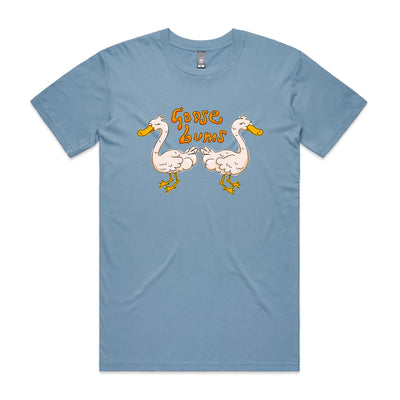 Goose Bums Tee by Lonely Kids Club. All clothing from our T-shirts to our shorts and hoodies are ethically made, and printed packed and shipped from Sydney.