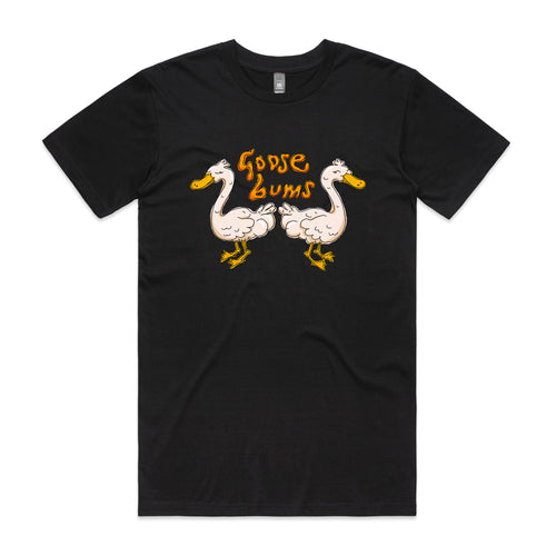 Goose Bums Tee by Lonely Kids Club. All clothing from our T-shirts to our shorts and hoodies are ethically made, and printed packed and shipped from Sydney.