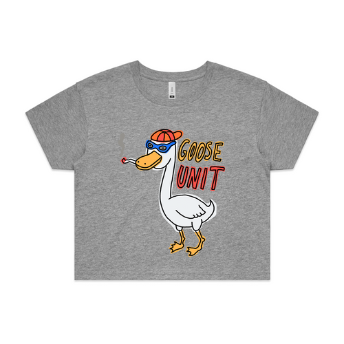 Goose Unit Tee by Lonely Kids Club. All clothing from our T-shirts to our shorts and hoodies are ethically made, and printed packed and shipped from Sydney.