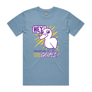 Got Any Grapes Tee by Lonely Kids Club. All clothing from our T-shirts to our shorts and hoodies are ethically made, and printed packed and shipped from Sydney.