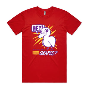 Got Any Grapes Tee by Lonely Kids Club. All clothing from our T-shirts to our shorts and hoodies are ethically made, and printed packed and shipped from Sydney.