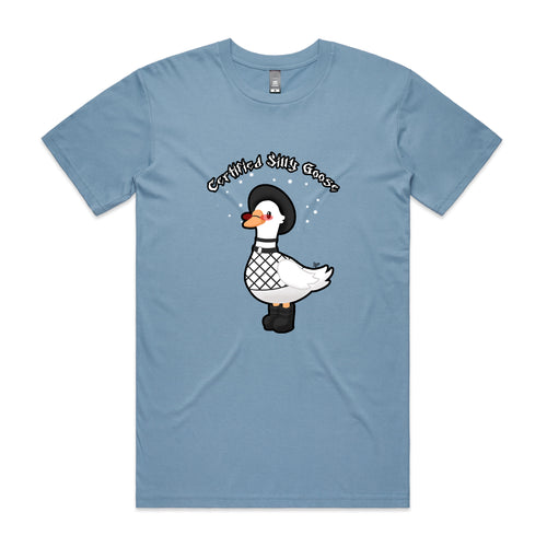 Goth Silly Goose Tee by Lonely Kids Club. All clothing from our T-shirts to our shorts and hoodies are ethically made, and printed packed and shipped from Sydney.