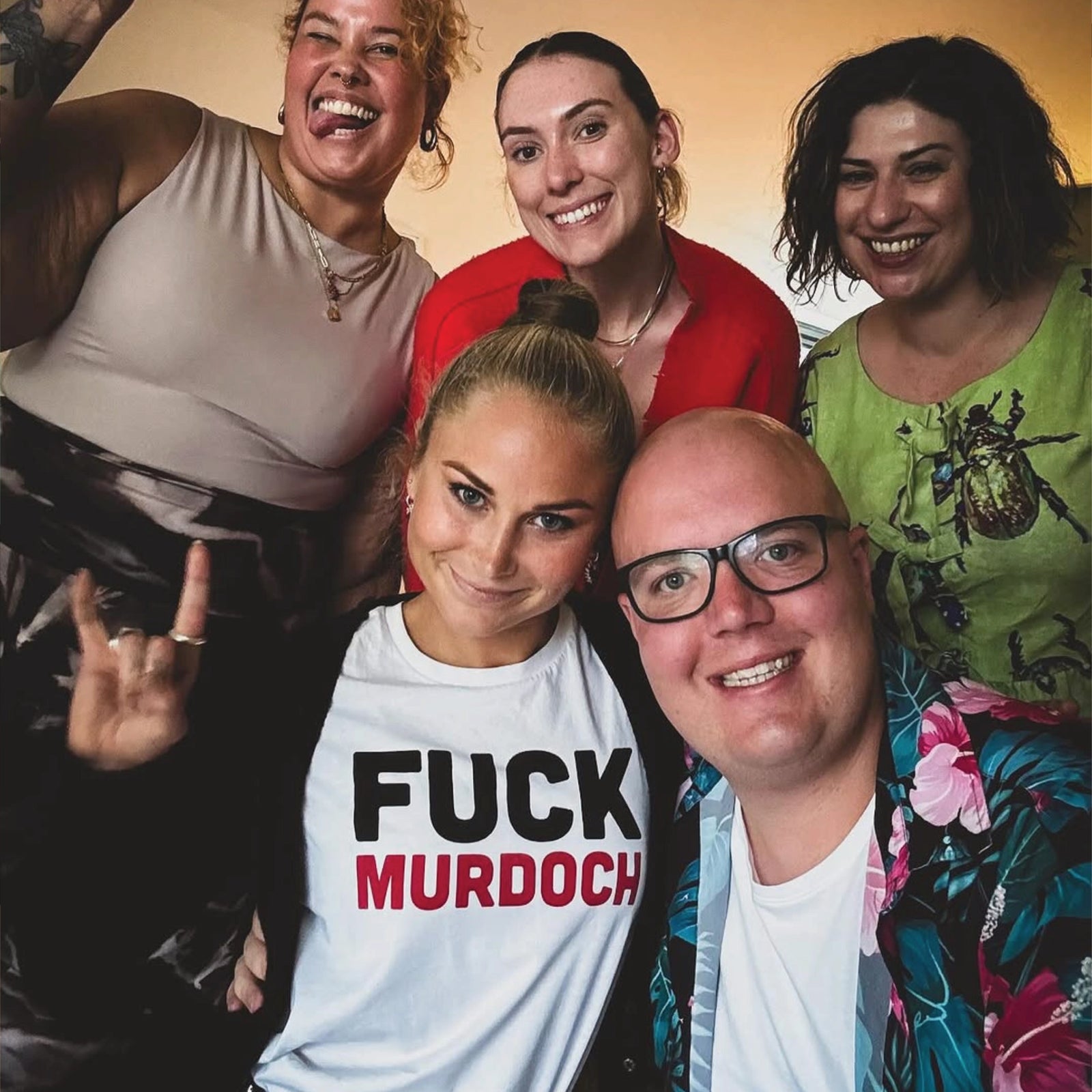 Fuck Murdoch t-shirt by Lonely Kids Club