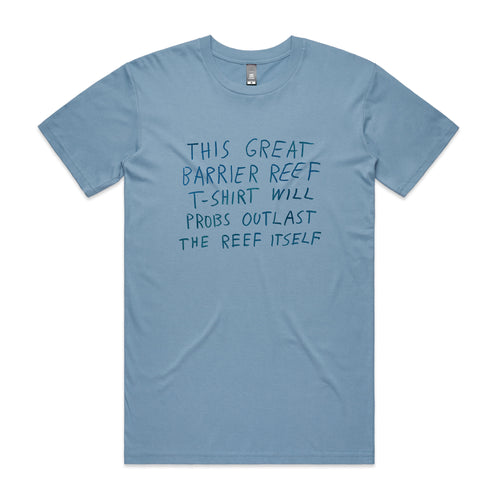 Great Barrier Reef Tee by Lonely Kids Club. All clothing from our T-shirts to our shorts and hoodies are ethically made, and printed packed and shipped from Sydney.