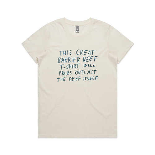 Great Barrier Reef Tee by Lonely Kids Club. All clothing from our T-shirts to our shorts and hoodies are ethically made, and printed packed and shipped from Sydney.