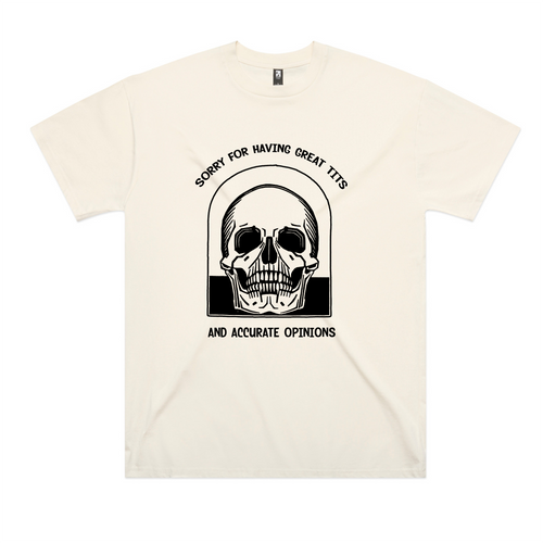 Great Tits Oversized Tee by Lonely Kids Club. All clothing from our T-shirts to our shorts and hoodies are ethically made, and printed packed and shipped from Sydney.
