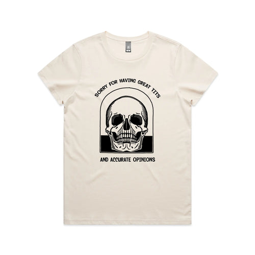 Great Tits Tee by Lonely Kids Club. All clothing from our T-shirts to our shorts and hoodies are ethically made, and printed packed and shipped from Sydney.