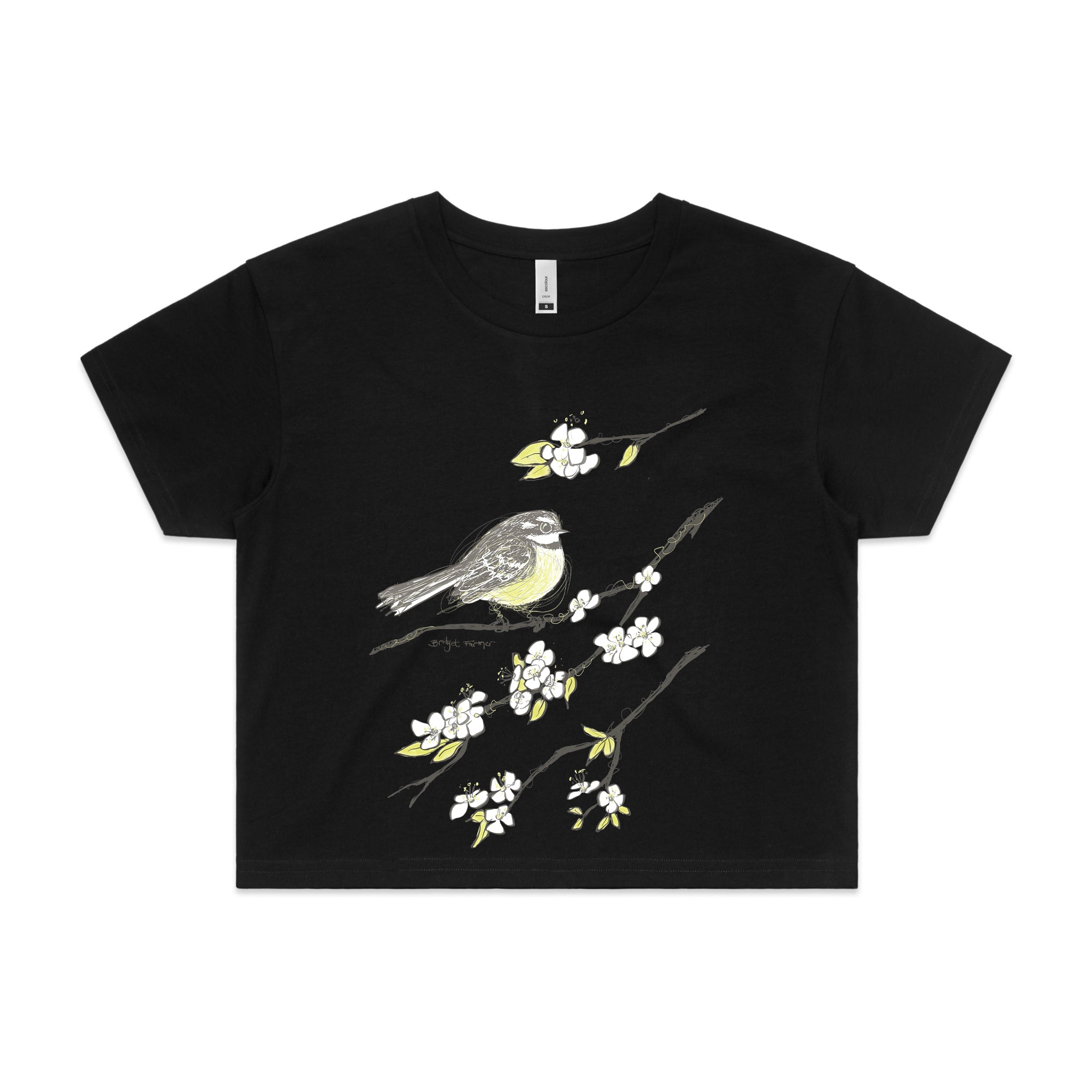 Grey Fantail Tee