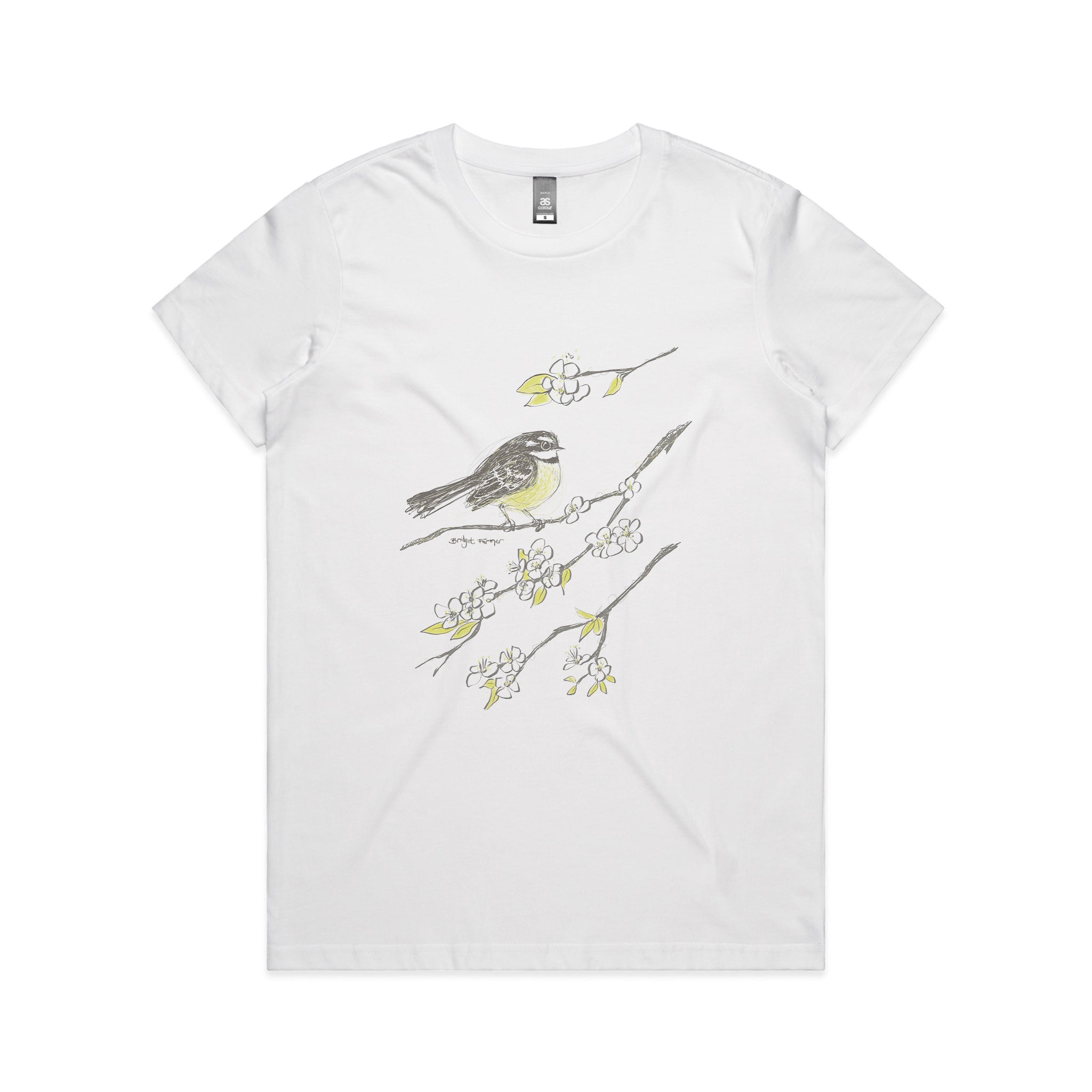 Grey Fantail Tee