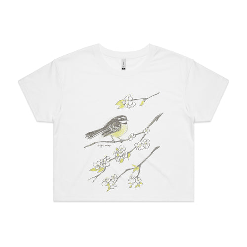 Grey Fantail Tee by Lonely Kids Club. All clothing from our T-shirts to our shorts and hoodies are ethically made, and printed packed and shipped from Sydney.