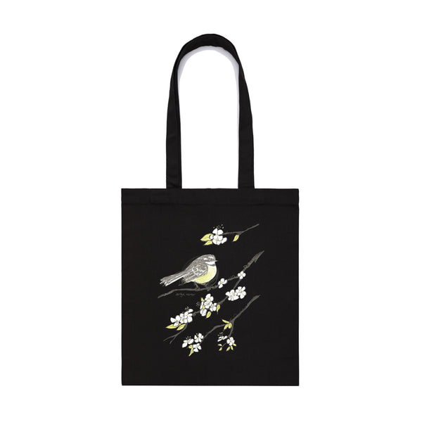 Grey Fantail Tote