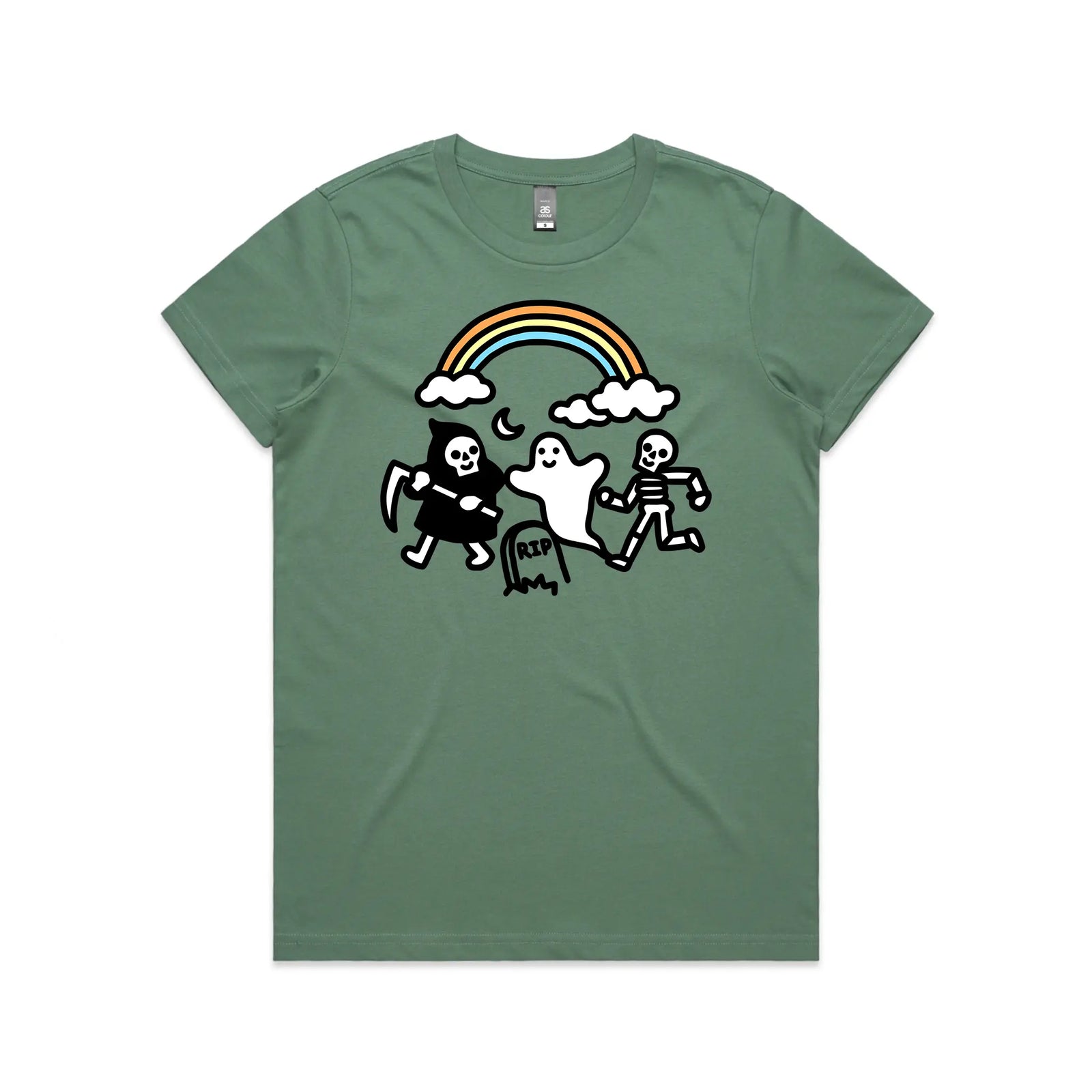 Grim Ghost Skeleton Tee