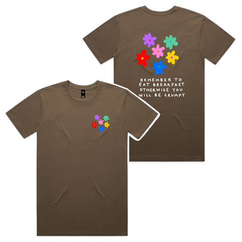 Grumpy Tee by Lonely Kids Club. All clothing from our T-shirts to our shorts and hoodies are ethically made, and printed packed and shipped from Sydney.
