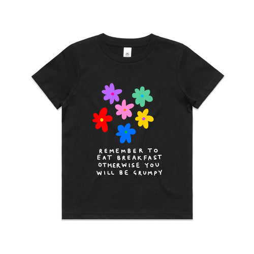 Grumpy Kids Tee by Lonely Kids Club. All clothing from our T-shirts to our shorts and hoodies are ethically made, and printed packed and shipped from Sydney.