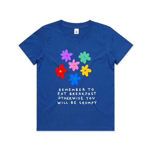 Grumpy Kids Tee by Lonely Kids Club. All clothing from our T-shirts to our shorts and hoodies are ethically made, and printed packed and shipped from Sydney.