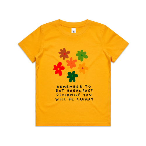 Grumpy Kids Tee by Lonely Kids Club. All clothing from our T-shirts to our shorts and hoodies are ethically made, and printed packed and shipped from Sydney.