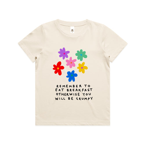 Grumpy Kids Tee by Lonely Kids Club. All clothing from our T-shirts to our shorts and hoodies are ethically made, and printed packed and shipped from Sydney.