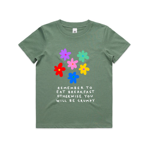 Grumpy Kids Tee by Lonely Kids Club. All clothing from our T-shirts to our shorts and hoodies are ethically made, and printed packed and shipped from Sydney.