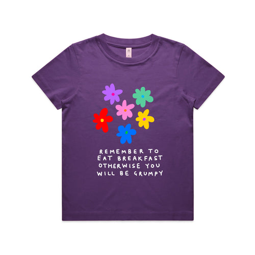 Grumpy Kids Tee by Lonely Kids Club. All clothing from our T-shirts to our shorts and hoodies are ethically made, and printed packed and shipped from Sydney.