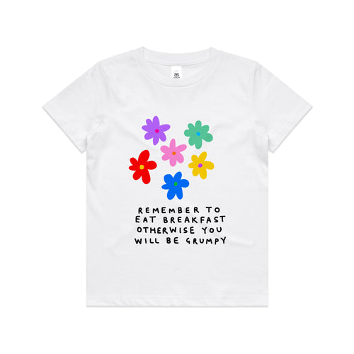 Grumpy Kids Tee by Lonely Kids Club. All clothing from our T-shirts to our shorts and hoodies are ethically made, and printed packed and shipped from Sydney.