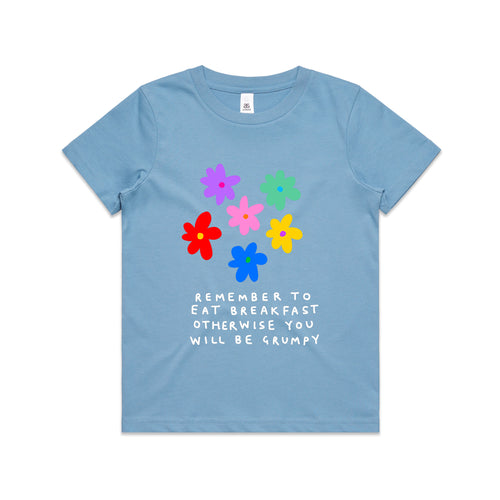 Grumpy Kids Tee by Lonely Kids Club. All clothing from our T-shirts to our shorts and hoodies are ethically made, and printed packed and shipped from Sydney.