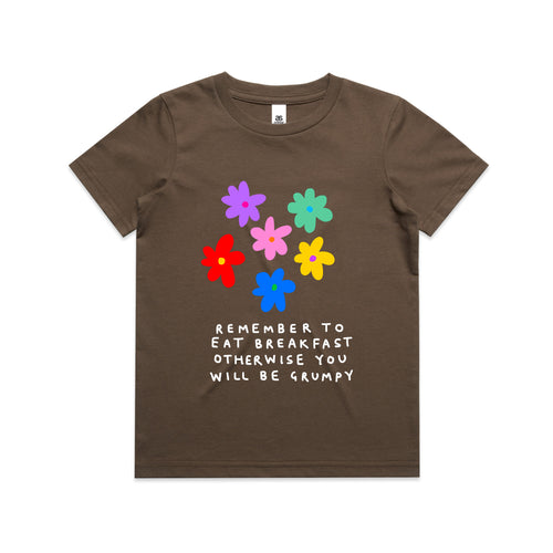 Grumpy Kids Tee by Lonely Kids Club. All clothing from our T-shirts to our shorts and hoodies are ethically made, and printed packed and shipped from Sydney.