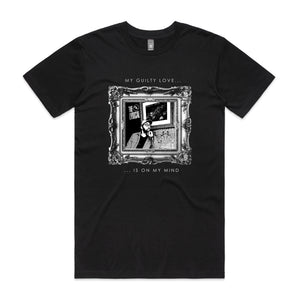 Guilty Love Tee by Lonely Kids Club. All clothing from our T-shirts to our shorts and hoodies are ethically made, and printed packed and shipped from Sydney.