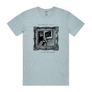 Guilty Love Tee by Lonely Kids Club. All clothing from our T-shirts to our shorts and hoodies are ethically made, and printed packed and shipped from Sydney.