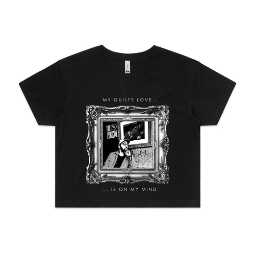 Guilty Love Tee by Lonely Kids Club. All clothing from our T-shirts to our shorts and hoodies are ethically made, and printed packed and shipped from Sydney.