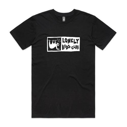 LKC Hanging Tee by Lonely Kids Club. All clothing from our T-shirts to our shorts and hoodies are ethically made, and printed packed and shipped from Sydney.