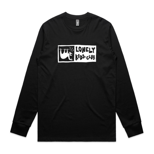 LKC Hanging Tee by Lonely Kids Club. All clothing from our T-shirts to our shorts and hoodies are ethically made, and printed packed and shipped from Sydney.